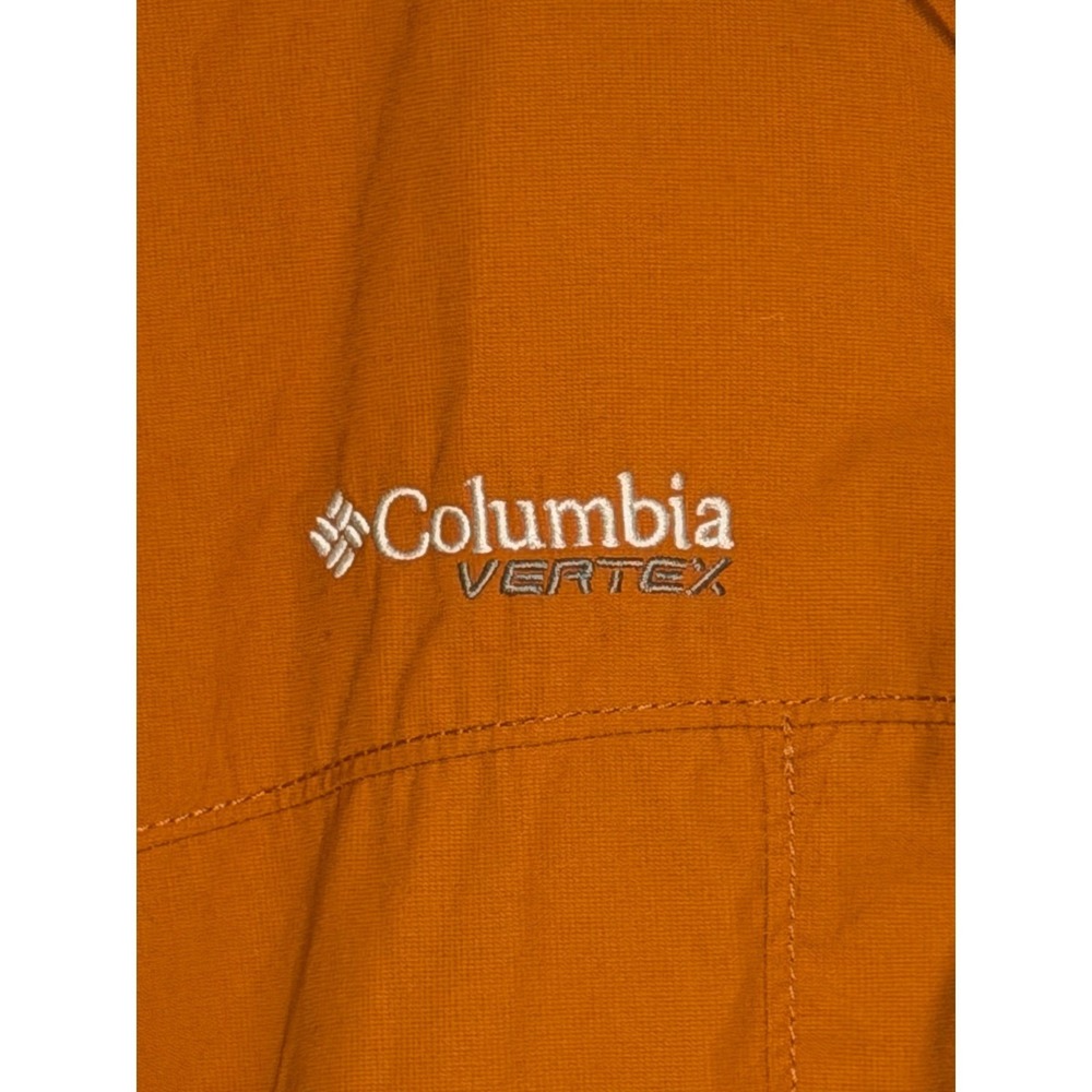 Columbia Vertex Interchange Jacket Mens Medium Orange Grey Hooded Ski Rain Coat - Picture 4 of 7